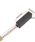 2 Pairs Carbon Brushes For Power Tool Motor 24x8x6.4mm Easy Swap Direct Replacement For TE 17 Model with spring loaded design