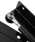 Solid Built One Pair 10 Inch Gas Lift Hinges For Coffee Tables Hella Smooth Motion Handles 100 Pounds close-up view of hydraulic mechanism