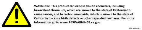 Warning label for Welding Electrode One Sixteenth Inch By Fourteen Inch Five Pound Pack For Diy Home Shop Stick Welding Durable.