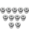 11 ER32 collets designed for Heavy Duty Fourth Axis Rotary Cnc Kit Paired With 57 Stepper Motor And 11 Er32 Collets serving precision milling.