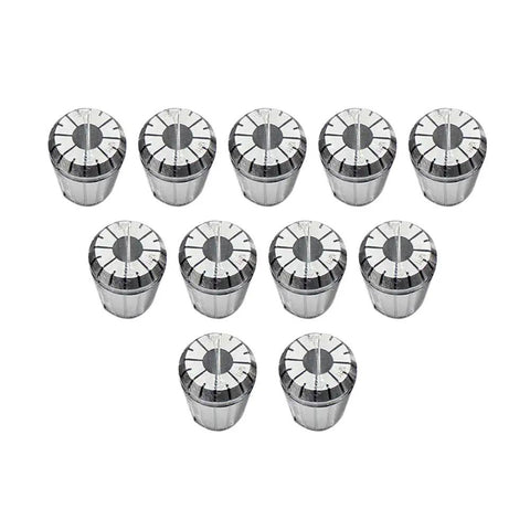 11 ER32 collets designed for Heavy Duty Fourth Axis Rotary Cnc Kit Paired With 57 Stepper Motor And 11 Er32 Collets serving precision milling.