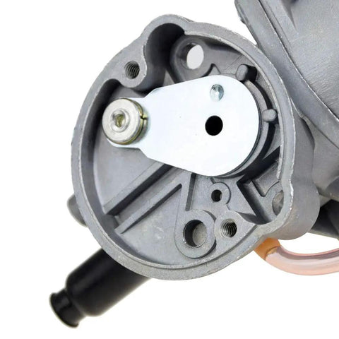 Close-up of 2 Stroke Carburetor For 43cc 47cc 49cc 50cc Mini Dirt Bikes And ATVs With PZ13 13mm Fitment showcasing intricate design.