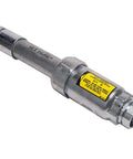 Rock Solid 4 Inch EMT Expansion Fitting Heavy Duty Industrial Conduit Connector for commercial wiring, made of galvanized steel.