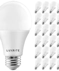 Ultra Bright A19 LED Bulbs 100W Equivalent Dimmable 5000K Bright White 1600 Lumens Enclosed Fixture Rated Energy Star E26 Base