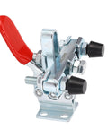 Heavy Duty Quick Release Toggle Clamp For Woodworking Jigs And Fixtures, Horizontal Clamp For Welding, Drill Press And Crosscut Sled, Red Handle