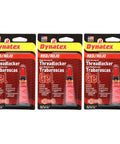 Red High Strength Thread Locker 0.20 Oz Bottle For Permanent Locking On Large Fasteners, Anaerobic Formula That Withstands Vibration And Solvents, Heavy Duty Lock That Keeps Threads Tight, 3 Pack