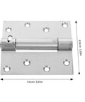 Self Closing Stainless Steel Door Hinge Heavy Duty Spring With Automatic Rebound For Screen Doors And Interior Doors Ideal For Bathroom Pantry Basements Durable Metal Door Hardware