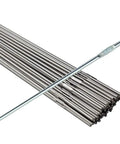 ER308L Stainless Steel TIG Welding Rod 1/16 by 36 Inch, 1 Pound Pack shown with close-up of rod bundle.
