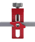 Cabinet Door Installation Jig With Aluminum Alloy Construction Pro Grade Adjustable 0 To 55mm Clamping Range Solid Support Arm