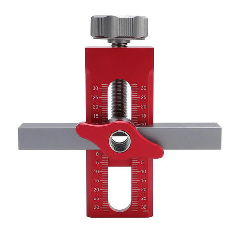 Cabinet Door Installation Jig With Aluminum Alloy Construction Pro Grade Adjustable 0 To 55mm Clamping Range Solid Support Arm