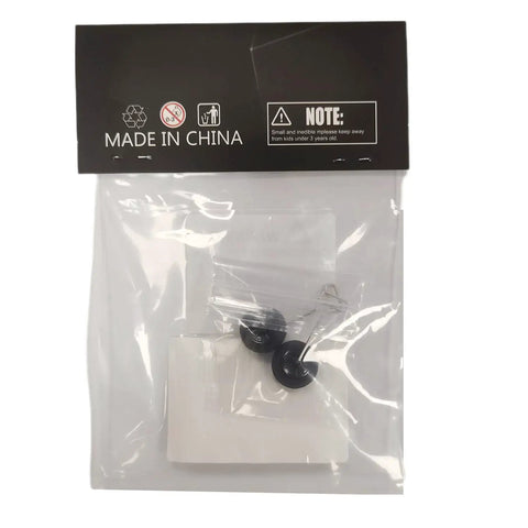 Rear Landing Gear Replacement Kit for Volantex RC Planes, 2 Pieces, Drop-In Fit in packaging with wheels visible