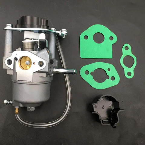 OEM Huayi Carburetor Replacement For Firman W01682 W2000i with gaskets, no top electric control motor included, detailed view
