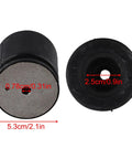 Heavy Duty Rear Exhaust Rubber Damper Set Fits Jaguar Xf Xe F-Pace Diesel With Reliable Mount Hanger Kit For Smooth Ride And Effortless Install Up 2016 Onwards, black rubber, 5.3cm