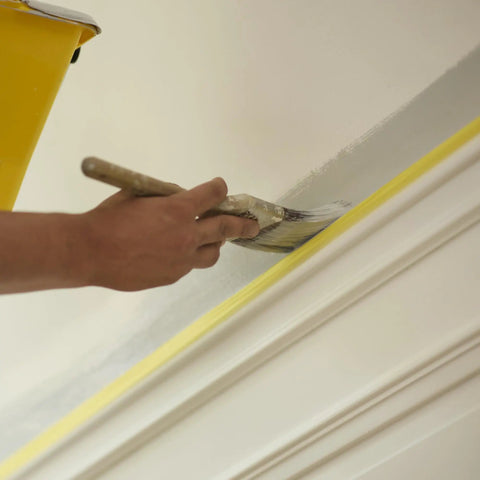Using Delicate Surface Painters Tape With PaintBlock Technology For Clean Lines On Fresh Paint Pro Grade DIY Friendly 1.5 Inch Wide Low Adhesion