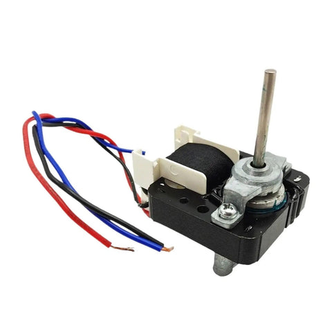 Smooth Operator YJ48 220V AC Asynchronous Motor with wiring, designed for ventilation fans and heating systems.