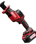 Beast 20V Max Brushless Cordless Recip Saw With LED Light 3100 RPM 5Ah Battery And Fast Charger Includes Multi Blades