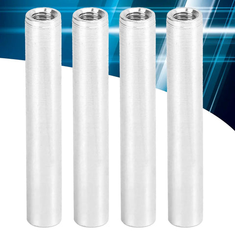 4 Pack Heavy Duty Aluminum Female To Female Threaded Standoff Spacers M4 Thread 38Mm Length showing precision machined aluminum rods.