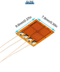 Two Pack 350 Ohm Full Bridge Strain Gauges BF350 3EB, High Precision Foil Strain Sensor For Accurate Force And Pressure Measurement, Constantan Foil Substrate, DIY Friendly Gauge Kit, 9.6x7.8mm full-bridge foil strain gauge with leads