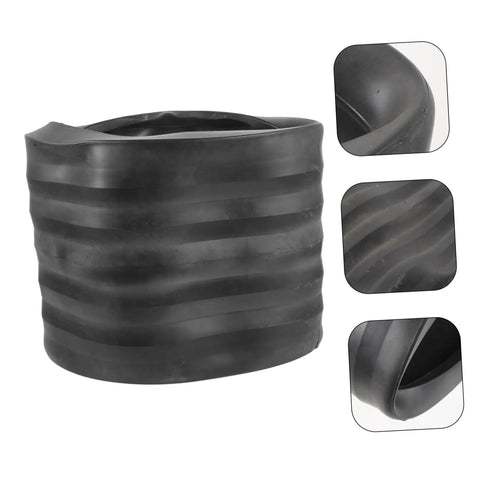 Garden Seeder Roller Replacement For Planters And Ground Spreader Wheel With Rubber Pressure Tire, black rubber material