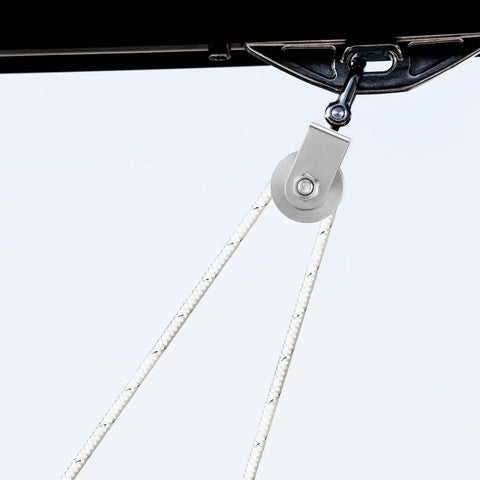Beefed Up Heavy Duty Fixed Hoist Pulley With Single Wheel For Wire Rope Lifting And Industrial Towing Applications Steel Rigging