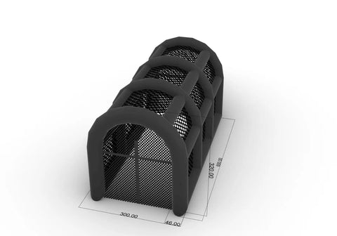 Portable Batting And Pitching Cage Tent For Baseball And Softball Practice, 20 Ft Long By 10 Ft Wide By 10.5 Ft High