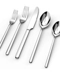 20 Piece Flatware Set For 4 In 18/10 Stainless Steel, Mirror Polished Silverware, Dishwasher Safe, includes knife, fork, and spoon