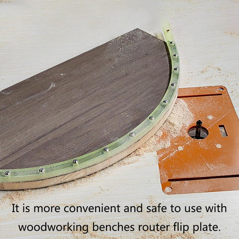 Professional 39 Inch Flexible Curve Template Featuring Killer Flexibility For Woodworking Contour Profiling Custom Router Patterns And Diy Builder Projects on router flip plate with wood.
