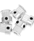 Check Out These 5pc GT2 6mm Aluminum Alloy Timing Belt Pulley Kits For Smooth 3D Printer Movements With Easy Install And Durable DIY Parts That Rock Your Build. 5pc GT2 6mm aluminum timing belt pulleys