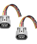 2-Pack Alternator Pigtail Kit 3 Pin 3 Wire Plug Wiring Harness Connector Plug And Play Automotive Pigtail Replacement For Lexus Nissan Infiniti EX35 G35 Waterproof High Temp Durable Harness