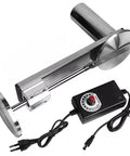 Top Tier Mini Telescopic Linear Actuator Featuring A Sixty Millimeter Stroke And Five Kilogram Thrust, Smooth Variable Speed Control Spanning Thirty To Two Hundred Rpm, Complete With Durable Aluminum Mounting Bracket For Hella Reliable Auto Builds, compact stainless steel design.
