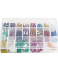 220 Piece Assorted Auto Blade Fuse Kit For Cars Trucks And SUVs With Clips Includes Mini And Standard Fuses 2 To 35 Amp Set visible