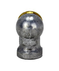 One Quarter Inch Single Head Air Chuck With Closed Sealing, metal construction, viewed from the front, showcasing its design