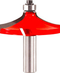 Table Edge and Handrail Router Bit 1/2 Inch Shank, 2-19/32 Inch Diameter, 4 Cutter Carbide with Large Radius 1-25/32 and Small Radius 13/64