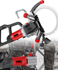Heavy Duty Ring Power Cutter Saw With 9500W Brushless Motor And Integrated Water Pump for cutting through concrete walls.