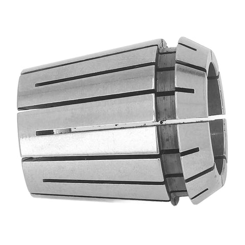 Heavy Duty 21 Millimeter Diameter Spring Collet Chuck For CNC Engraving Machine And Milling Lathe Made From Quenched Martensitic Steel Workholding Tool, close-up view.