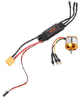 Beefy 2212 1000KV Brushless Motor And 40A ESC Combo for RC drones and helis FPV rigs with safe arming function, top view