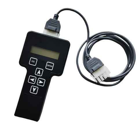 JLG Cable Communication Analyzer Part 1060633 for Boom Lift and Scissor Lift with buttons and display screen.