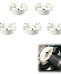 Pro Grade 3-Jaw Magnetic Lathe Spacer Set For Fast Repeat Machining, 5-Piece Stackable Chuck Spacers With Magnetic Hold