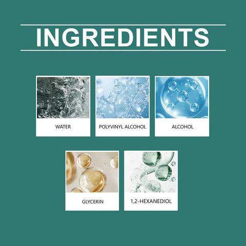 Ingredients for Killer Clear Roof Sealant And Heavy Duty Waterproof Adhesive: water, polyvinyl alcohol, alcohol, glycerin, 1,2-hexanediol.