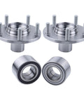 Two Front Wheel Hub Bearing Assemblies For Mazda 3 2005 Through 2013 And Mazda 5 2006 Through 2013 Replacement 510102