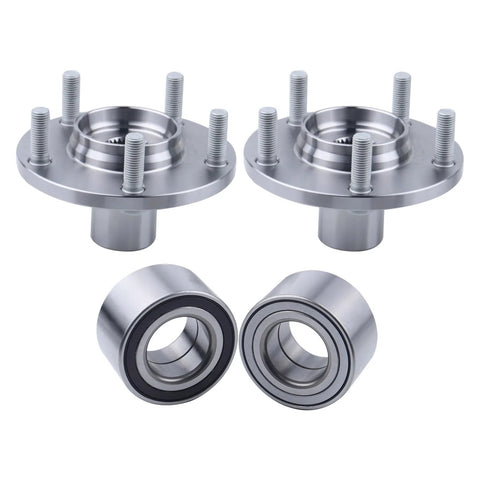 Two Front Wheel Hub Bearing Assemblies For Mazda 3 2005 Through 2013 And Mazda 5 2006 Through 2013 Replacement 510102