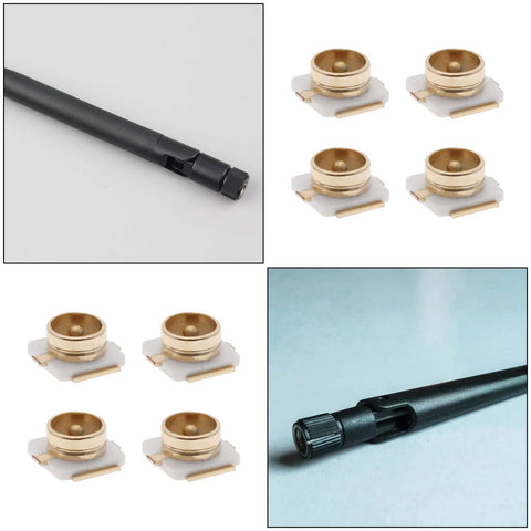 Assorted 80Pcs IPX UFL RF Coaxial Connectors SMD SMT PCB Mount Socket Jack Female For Antenna Wireless LAN Equipment Coaxial Cable 50 Ohm Impedance