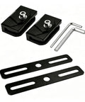 No Drill Clamp On Hood Mount LED Light Bar Brackets For A Pillar Ditch Lights Extensions with tools and hardware