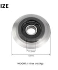 Replacement Wire Stripping Blade For Copper Wire Machines, Bearing Steel Round Blade, 53mm Diameter, 12mm Inner Hole