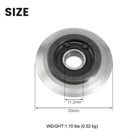Replacement Wire Stripping Blade For Copper Wire Machines, Bearing Steel Round Blade, 53mm Diameter, 12mm Inner Hole