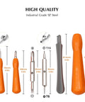 Video Doorbell Screwdriver Kit T6 T15 Torx Dual End Tool For Battery Change And WiFi Password Reset Handy Grip Ideal