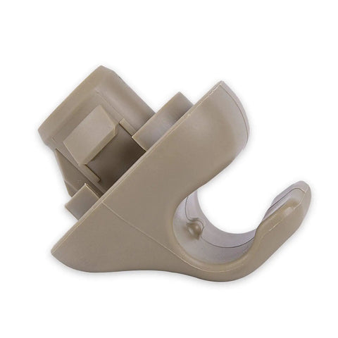 Beige Sun Visor Hook Clip Bracket Hanger For Honda Accord Civic CR-V Odyssey Pilot Ridgeline, Rugged ABS Plastic Interior Accessory