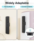 Magnetic Remote Control Holder With Self Adhesive Wall Mount 6 Pack Upgraded Silicone Organizer for flat and curved surfaces