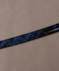 Lacquered Wooden Katana Scabbard With Blue Dragon Engraving Saya For Japanese Samurai Sword Fits 27 to 28 Inch Blade 30 Inch Length