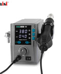 700W Hot Air Soldering Station For PCB Repair 110 220V Rework Station With Dual Digital Displays and Quick Nozzle Change